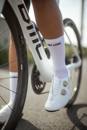 80% mental 20% legs white cycling socks