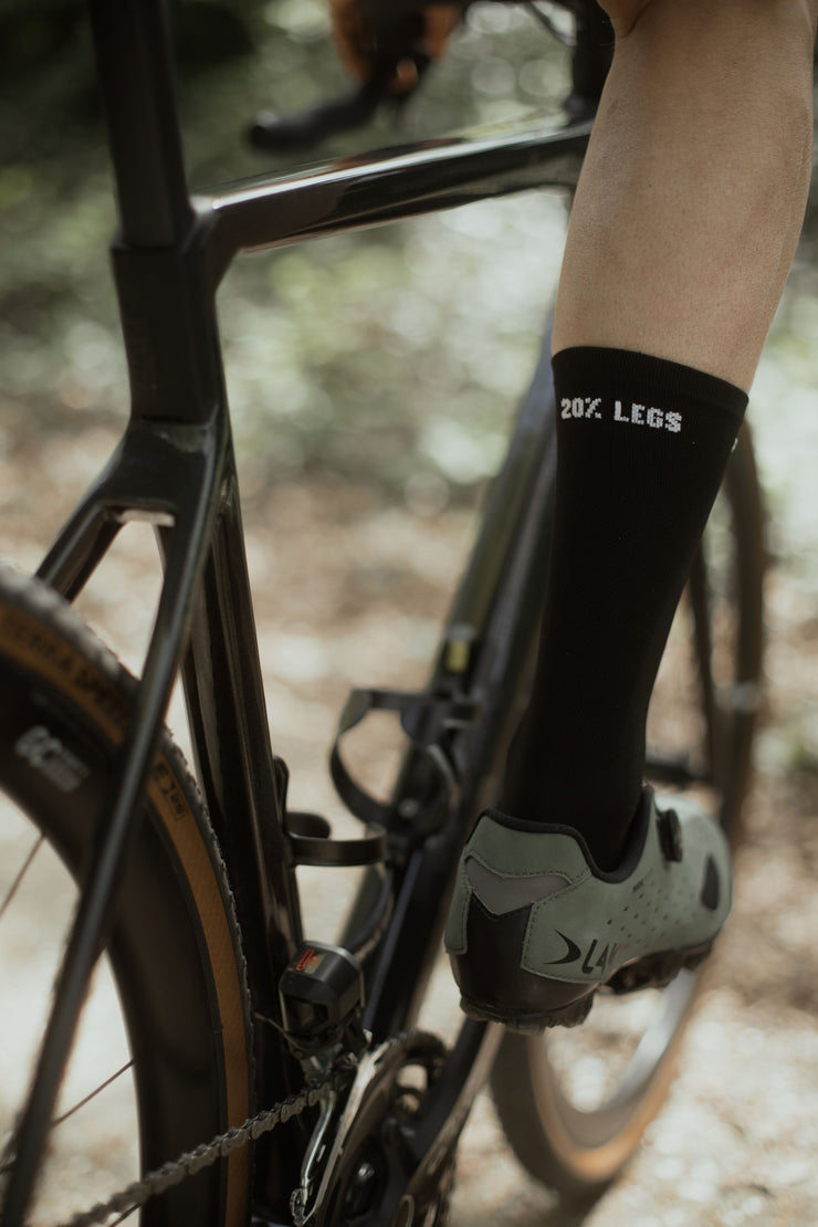 80% mental 20% legs cycling socks