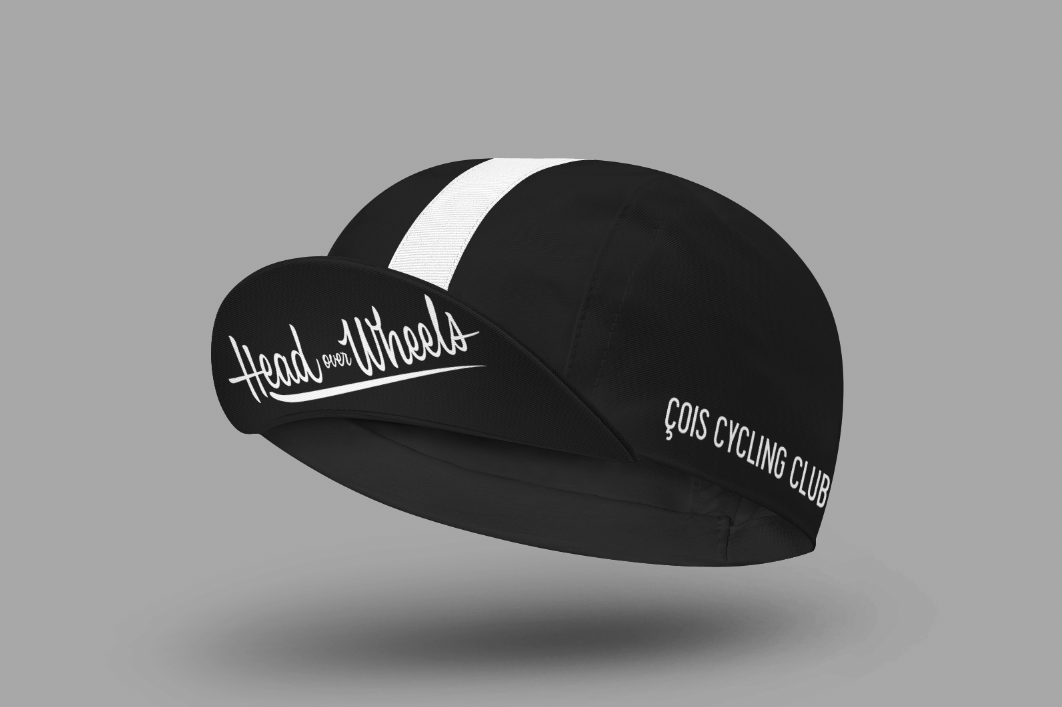 Kopf uber Rader Radfahren Kappe schwarz Apparel for cyclists and cycling fans