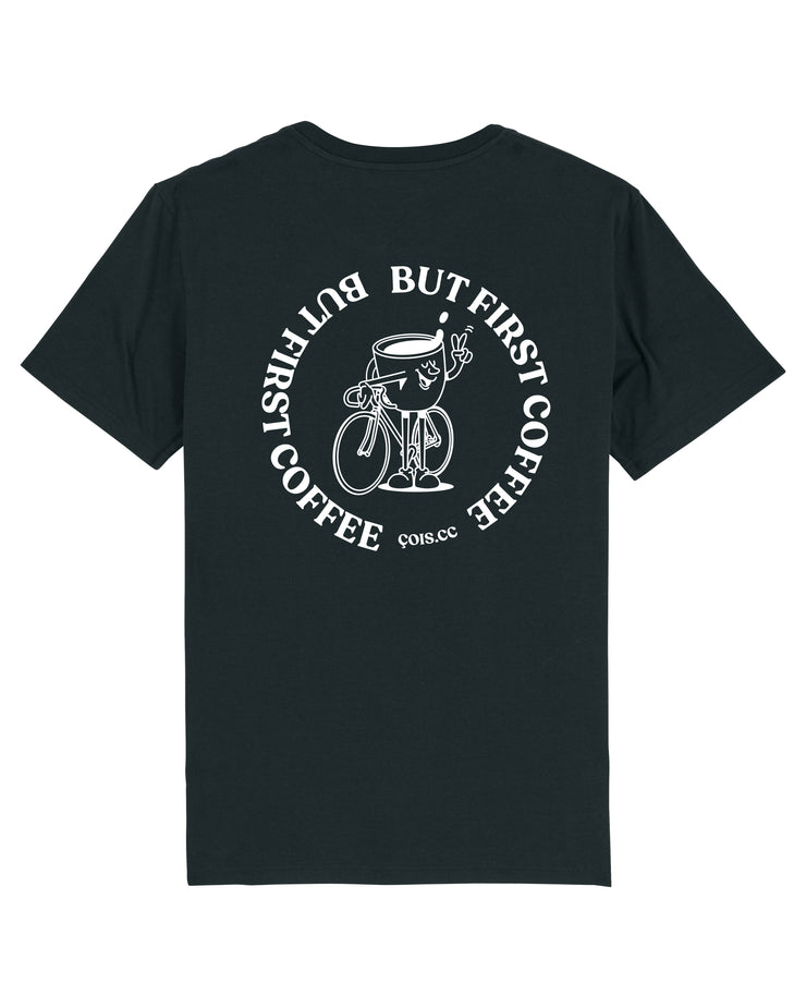 But first coffee cycling T-shirt 