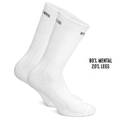 Mental Legs cycling socks white