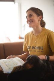 Ronde van Vlaanderen cycling T-shirt ochre
