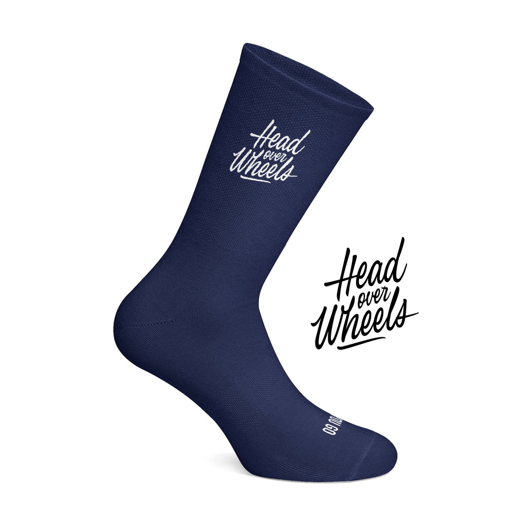 Head over wheels サイクリングソックス navy | Apparel for