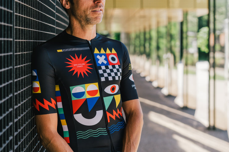 Posterlad cycling jersey black (men) | Apparel for cyclists and 