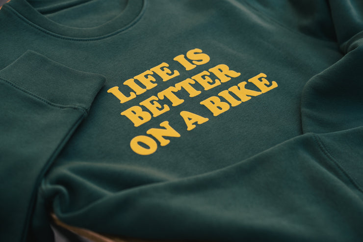 Life is better on a bike sweater