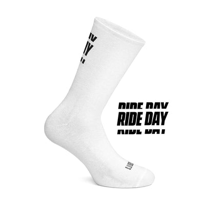 Rideday white cycling socks